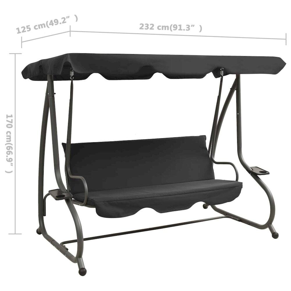 (49.2" ) 125 cm 232 cm cm(91.3" ) 170 6'9")
