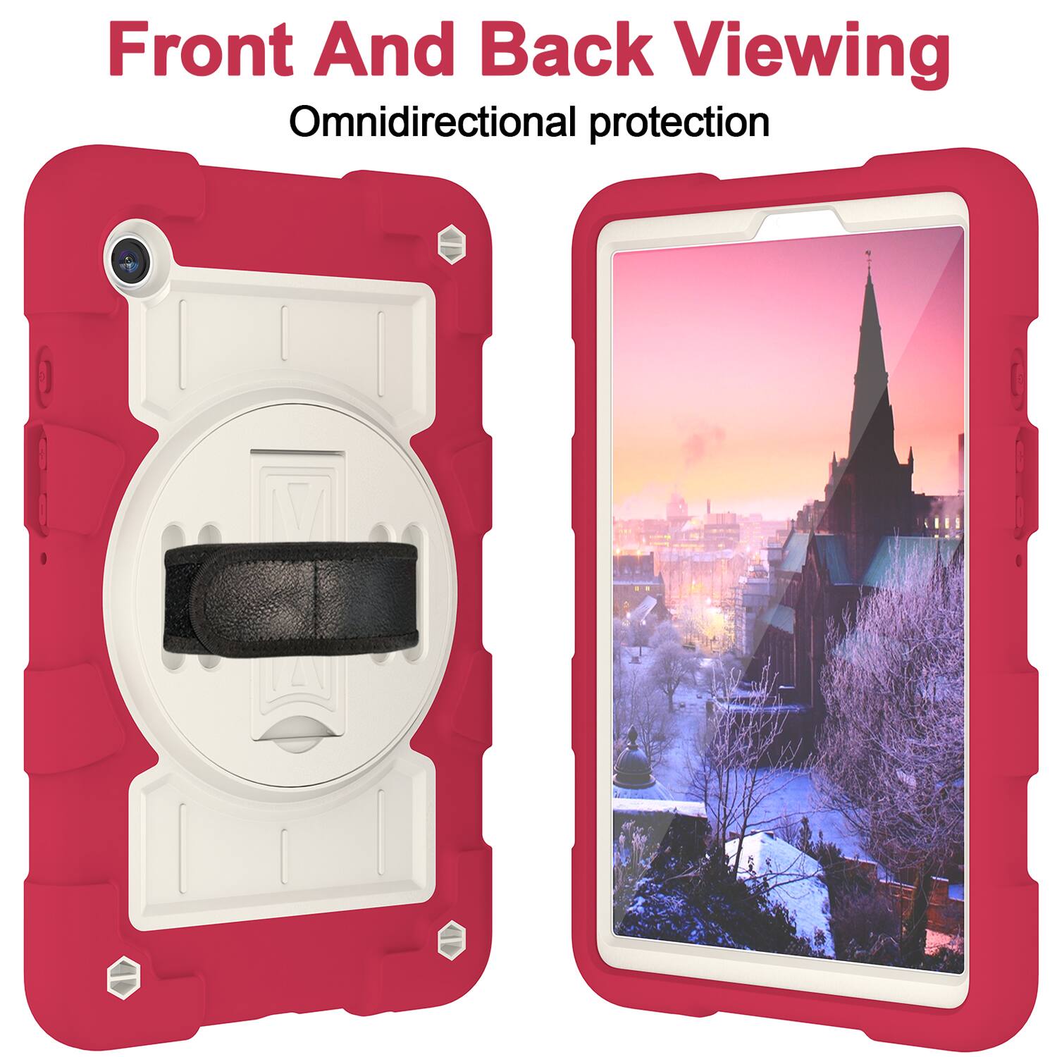 Front And Back Viewing  
Omnidirectional protection
