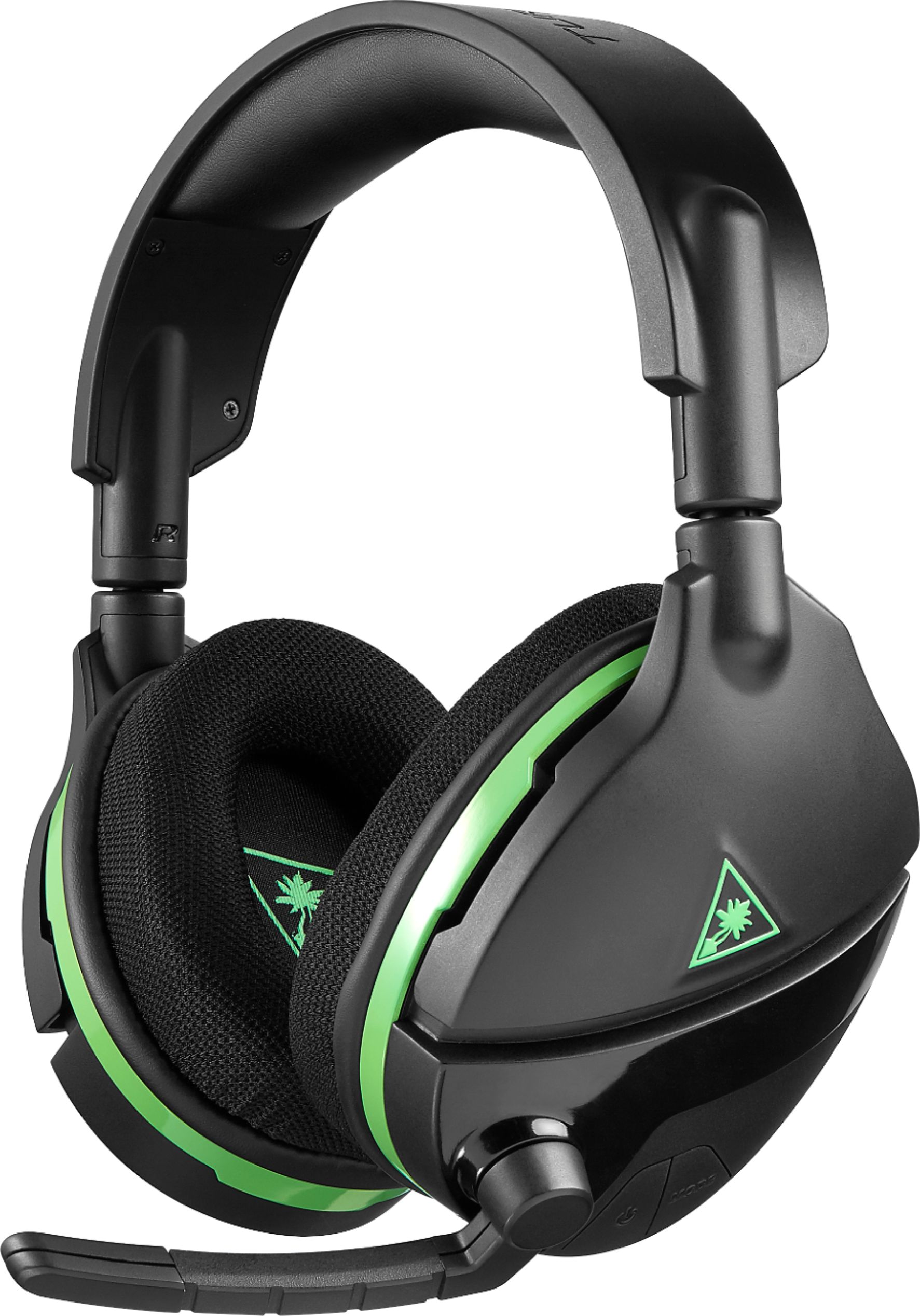 Left View: Turtle Beach - Stealth 600 Wireless Surround Sound Gaming Headset for Xbox One, Windows 10 and Xbox Series X - Black/Green
