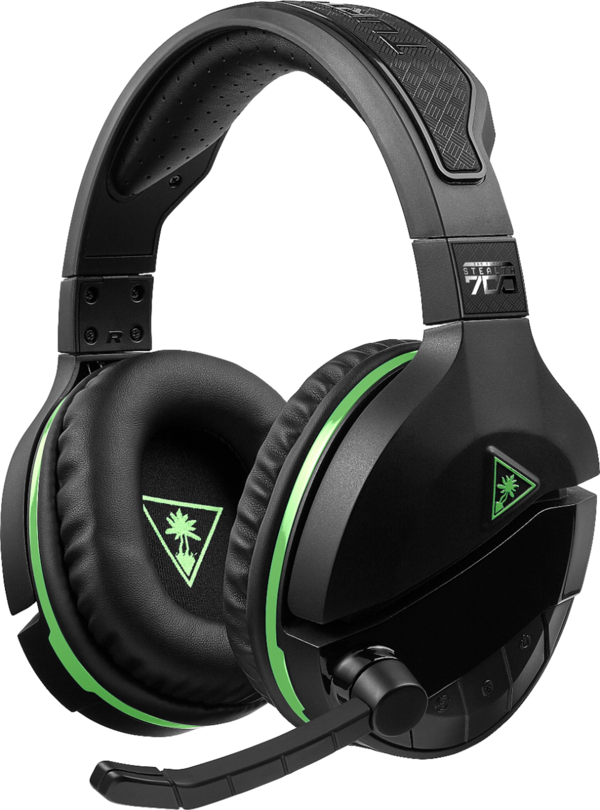 Left View: Turtle Beach Stealth 700 Premium Wireless Gaming Headset for Xbox One and Xbox Series X (Black)