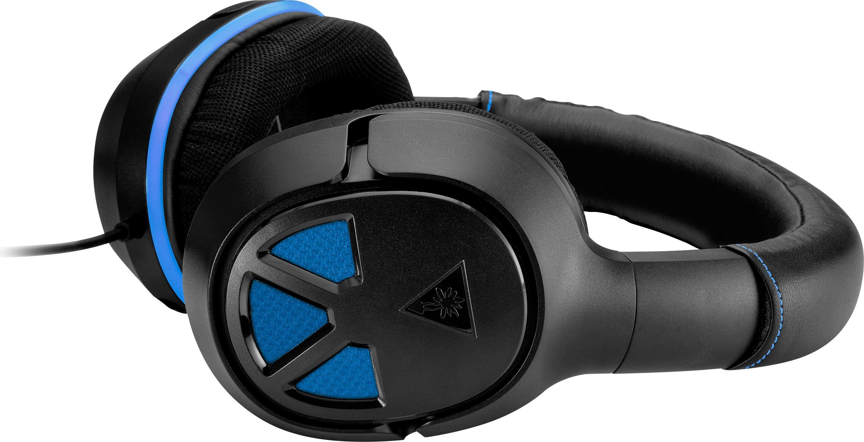 TURTLE BEACH Recon 50N Bleu et Rouge Casque Gaming pour PC, XBOX, PS4 et PS5  (TBS-8150-05) avec Quadrimedia