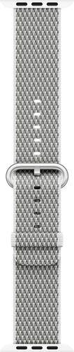 Check Woven Nylon for Apple Watch™ 42mm - White-Angle_Standard 