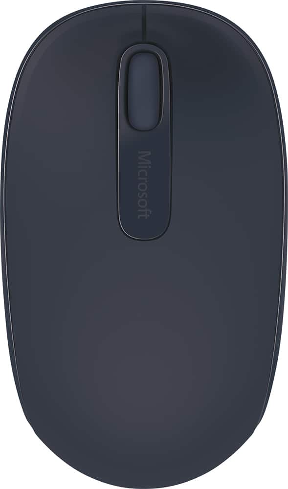Front. Microsoft - 1850 Wireless Mobile Optical Mouse - Blue.