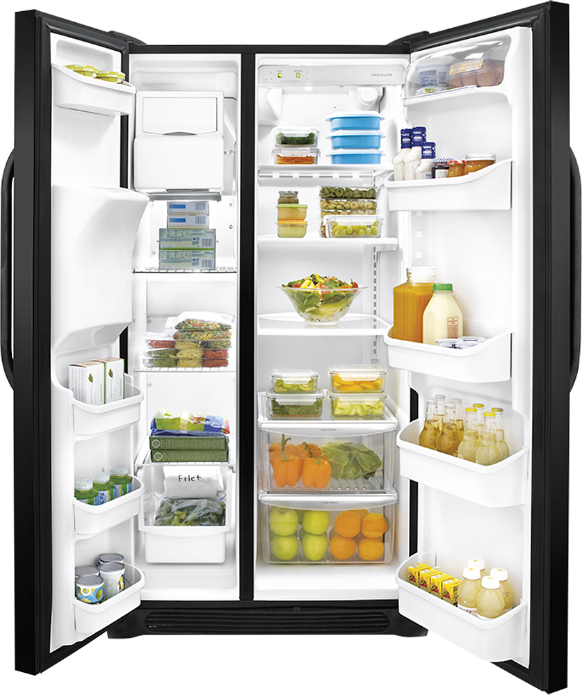 Best Buy: Frigidaire 25.6 Cu. Ft. Side-by-Side Refrigerator with Thru ...