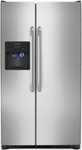 Front Zoom. Frigidaire - 25.6 Cu. Ft. Side-by-Side Refrigerator with Thru-the-Door Ice and Water - Stainless Steel.