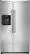 Front. Frigidaire - 22.6 Cu. Ft. Side-by-Side Refrigerator with Thru-the-Door Ice and Water - Stainless Steel.