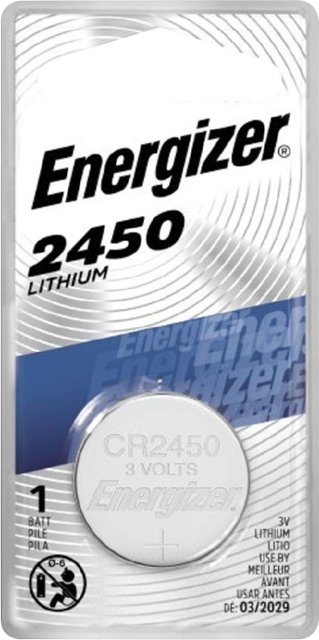 Energizer 2450 Lithium Coin Battery, 1 Pack ECR2450BP - Best Buy