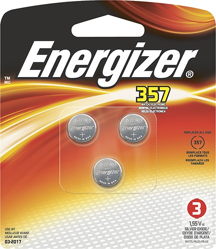  Energizer - 357 Battery (3-Pack)