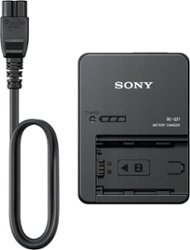 Sony - Battery Charger - Black - Front_Zoom