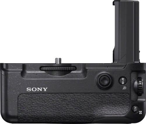 Sony - Alpha a9 Vertical Battery Grip - Black - Larger Front