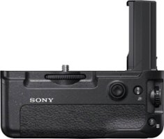 Sony - α9, α7R III, α7 III Vertical Battery Grip - Black - Front_Zoom