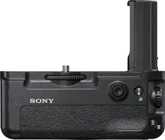 Front. Sony - Vertical Grip for α9, α7R III, α7 III - Black.