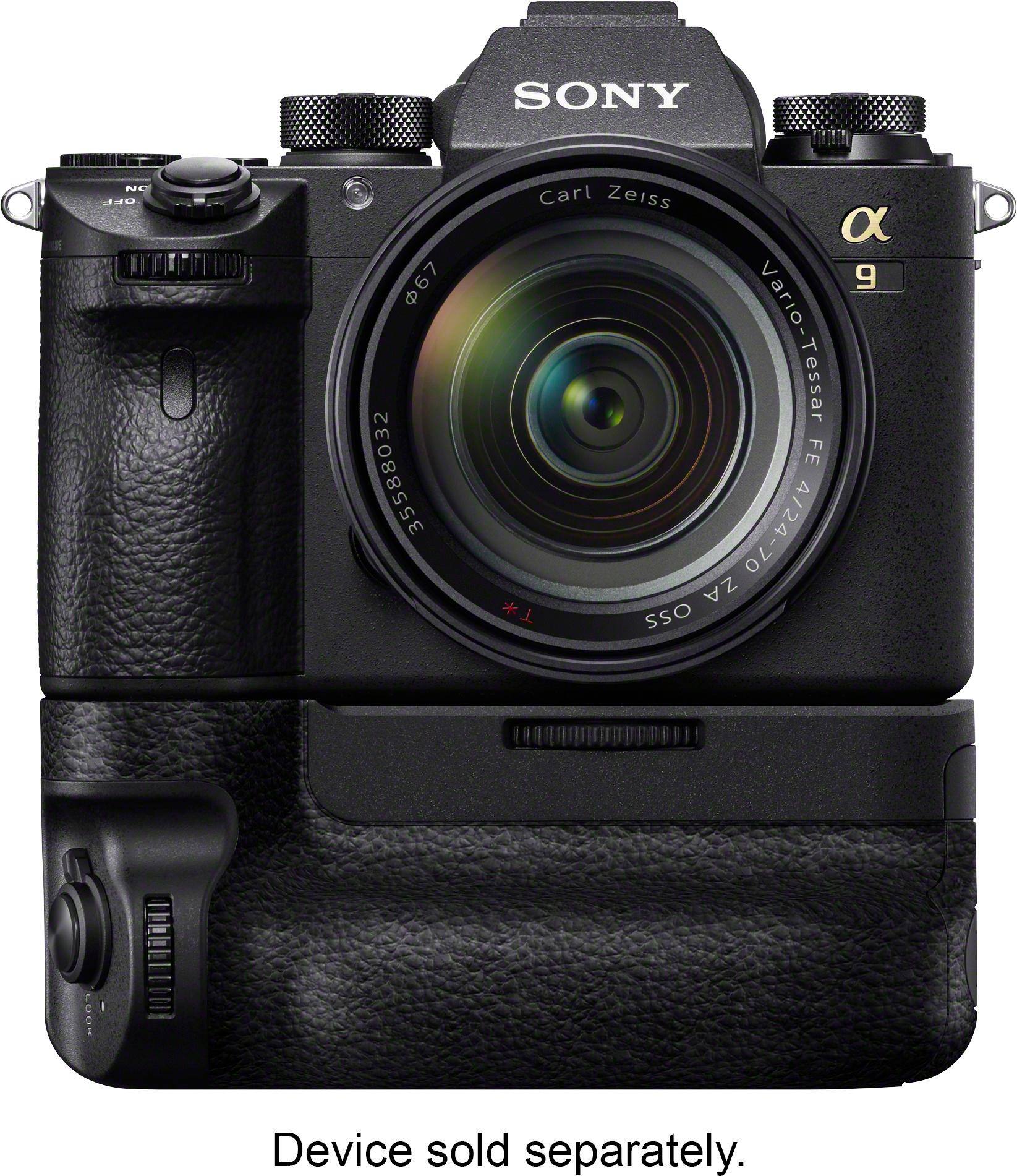 Alt View 13. Sony - Vertical Grip for α9, α7R III, α7 III - Black.