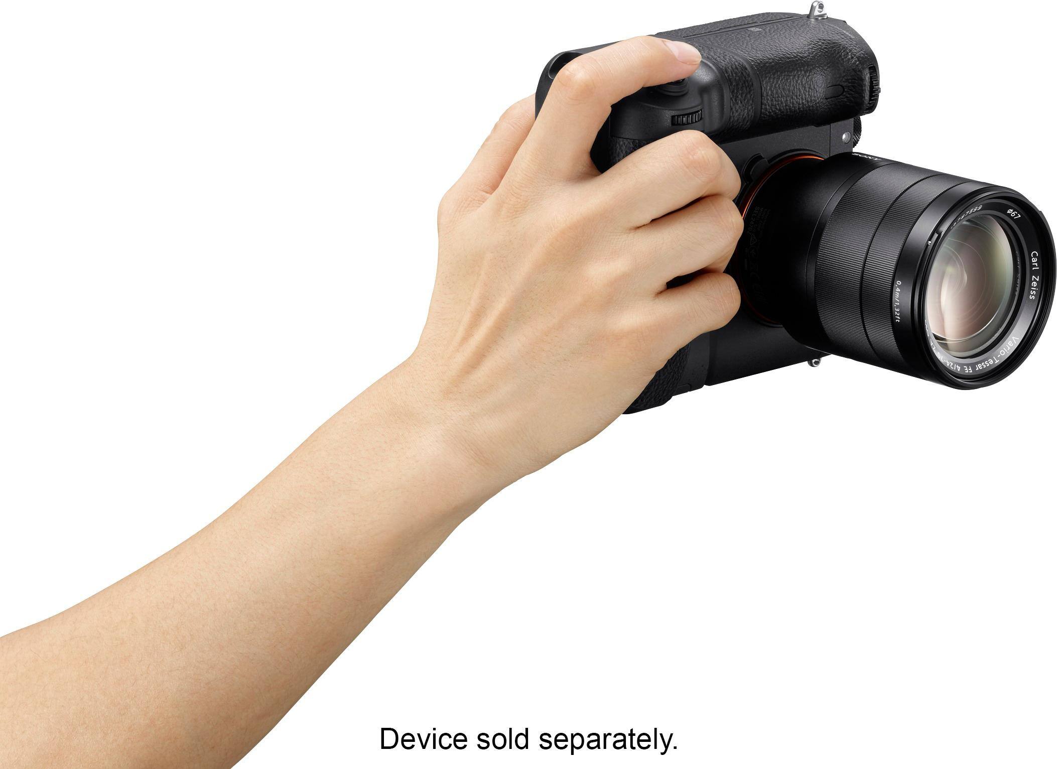 Alt View 15. Sony - Vertical Grip for α9, α7R III, α7 III - Black.