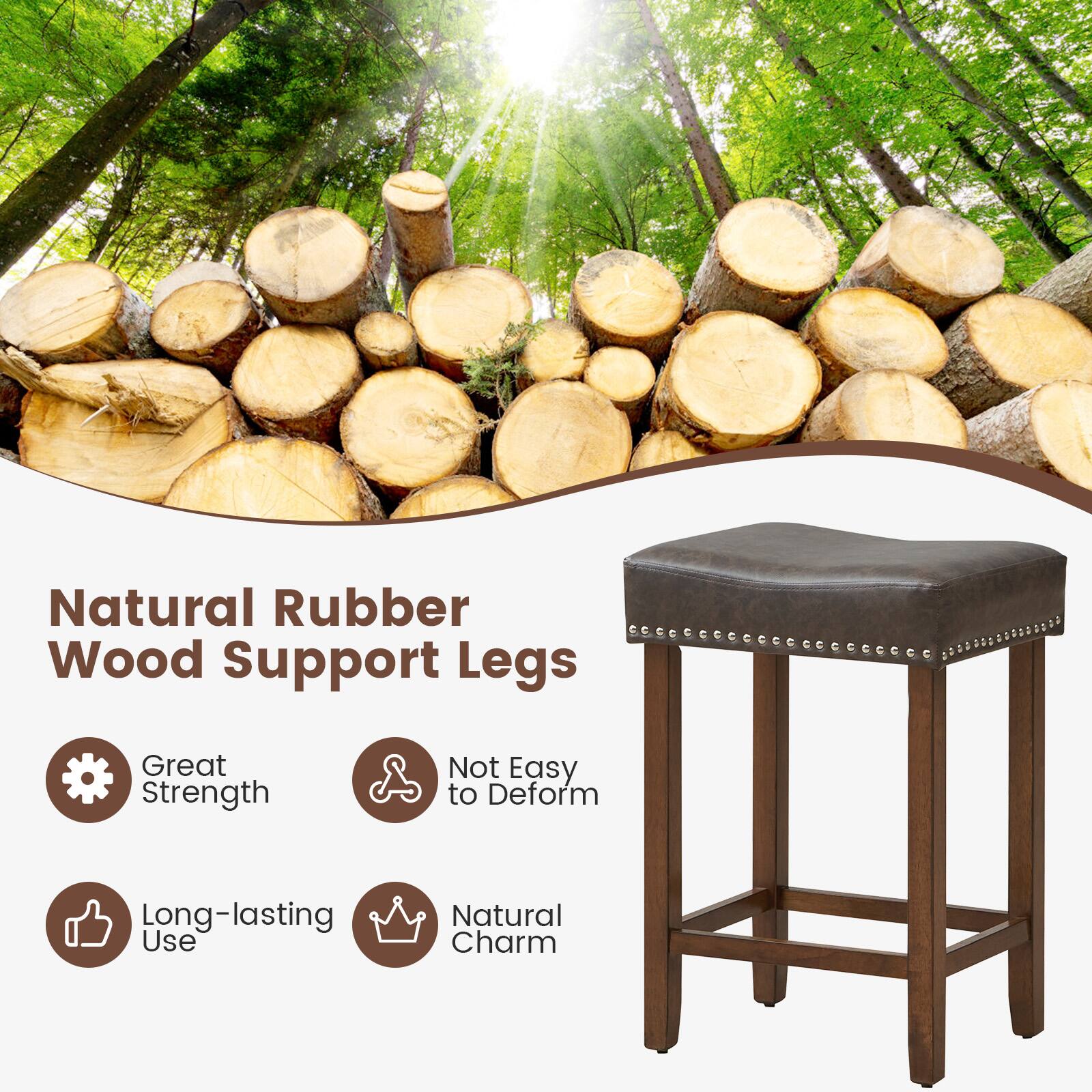 Natural Rubber Wood Support Legs: Great Strength, Not Easy to Deform, Long-lasting Use, Natural Charm.