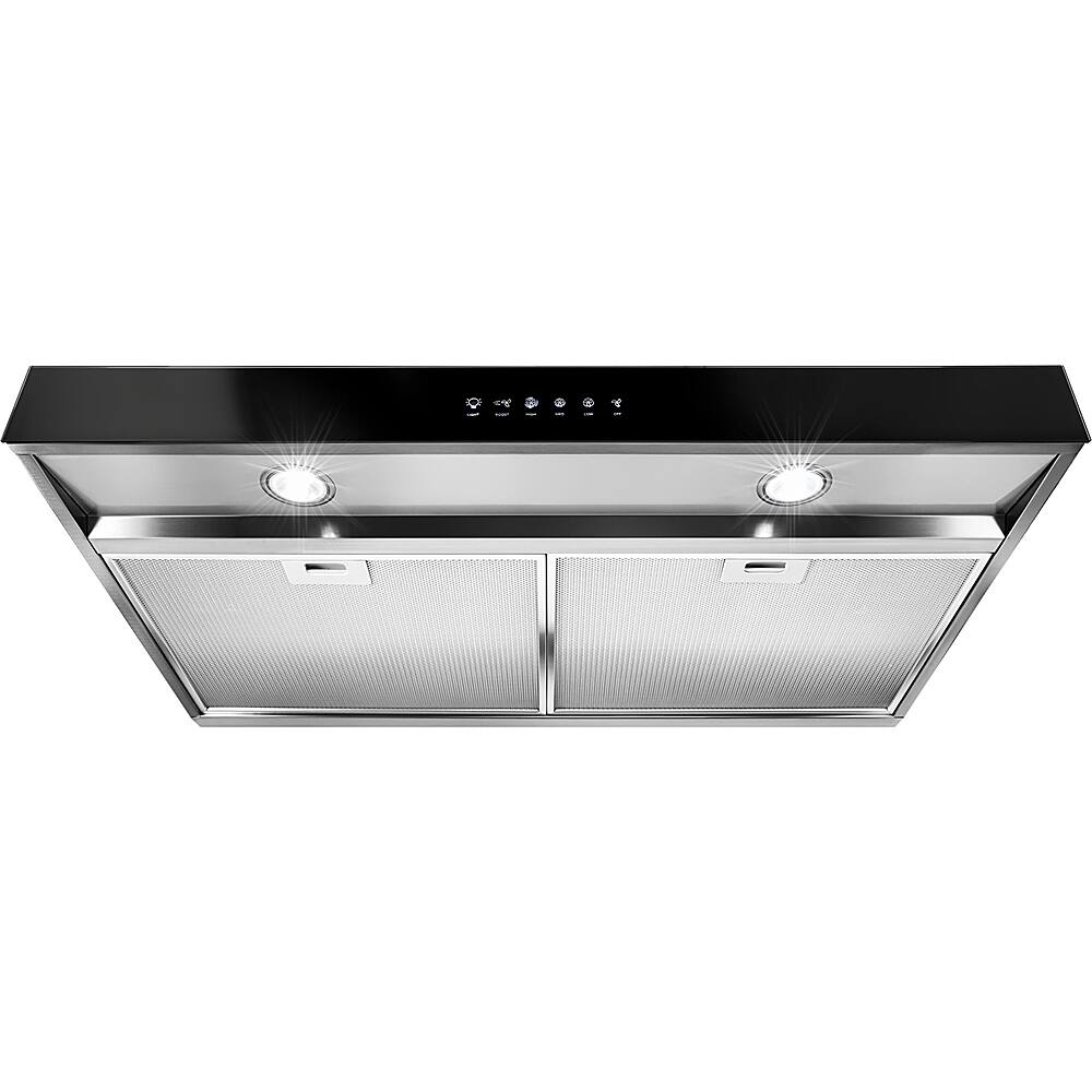 Alt View 12. Whirlpool - 30" Convertible Range Hood - Stainless steel.