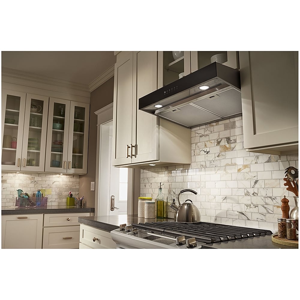 Alt View 13. Whirlpool - 30" Convertible Range Hood - Stainless steel.
