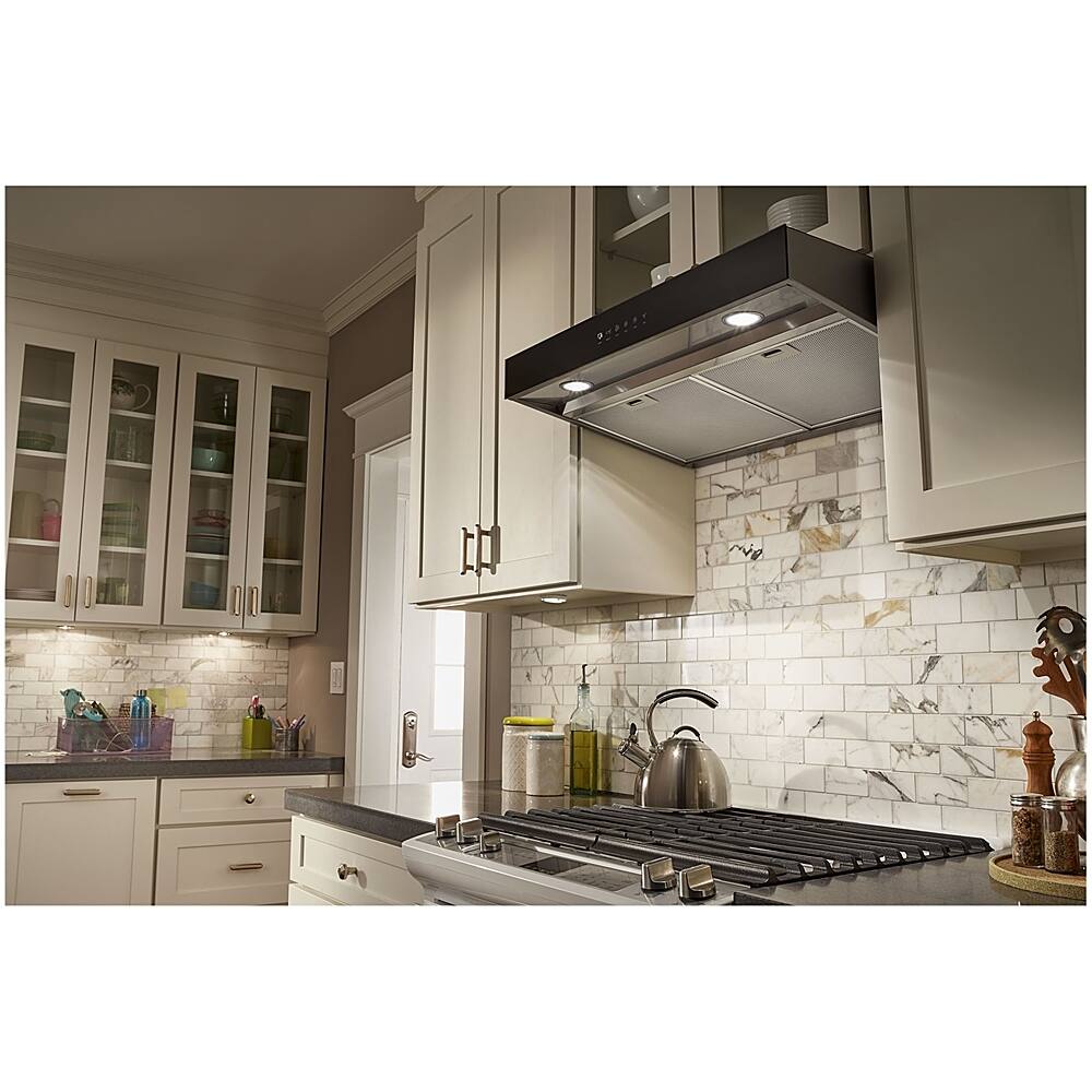 Alt View 13. Whirlpool - 30" Convertible Range Hood - Stainless steel.