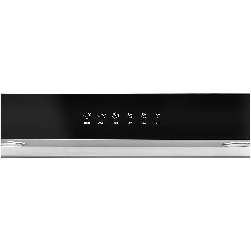 Alt View 11. Whirlpool - 36" Convertible Range Hood - Stainless steel.