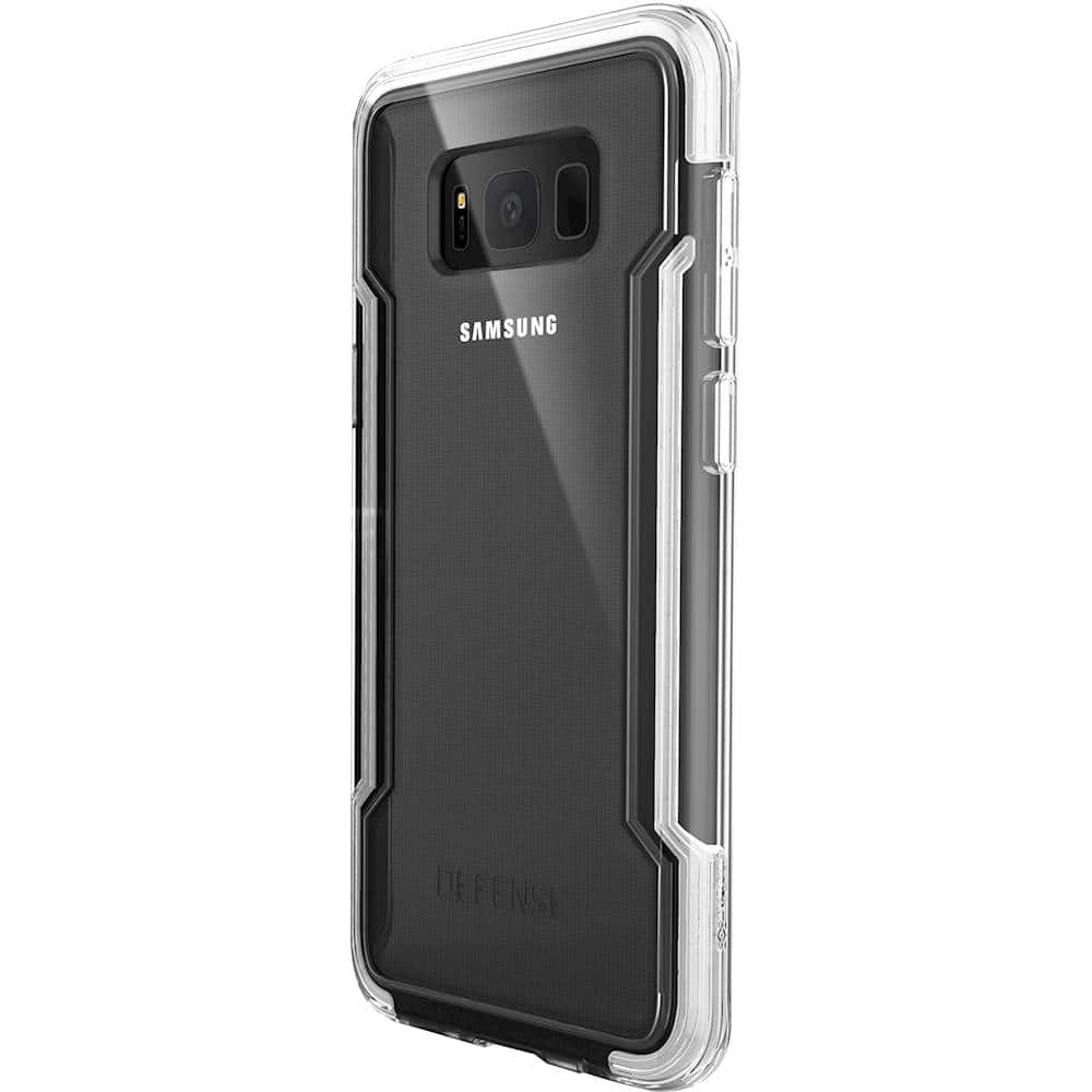 X-Doria - Defense Clear Case for Samsung Galaxy S8+ - White - Larger Front