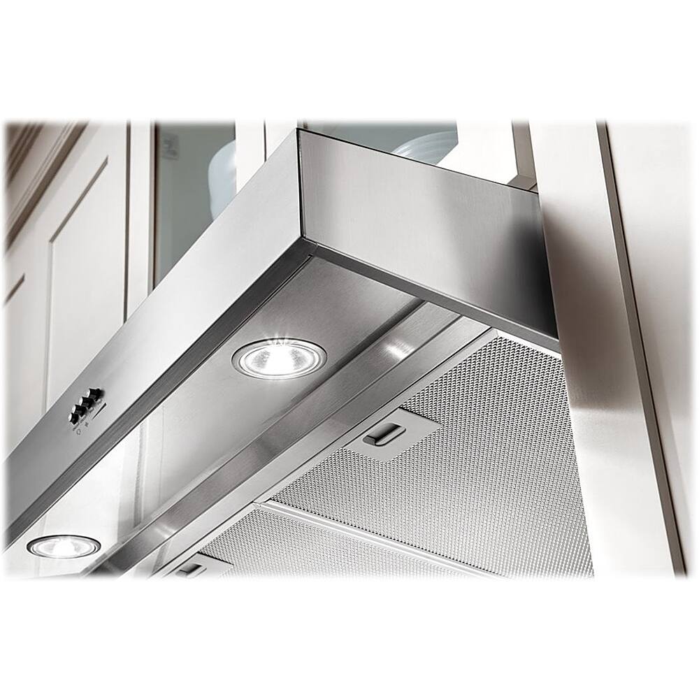 Alt View 14. Whirlpool - 24" Convertible Range Hood - Stainless steel.