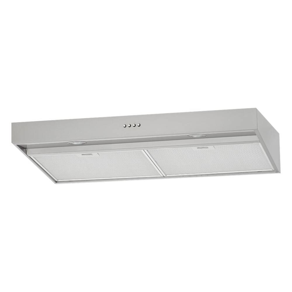 Alt View 11. Whirlpool - 36" Convertible Range Hood - Stainless steel.