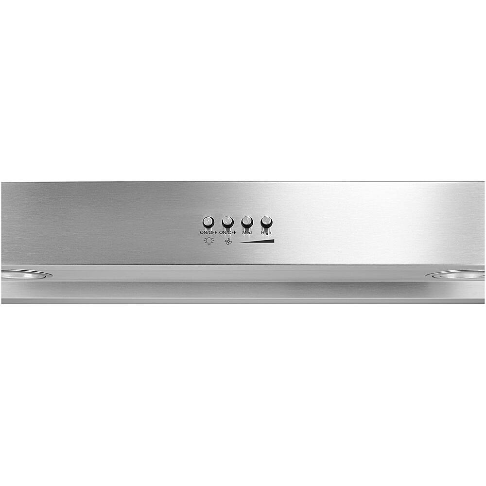 Alt View 12. Whirlpool - 36" Convertible Range Hood - Stainless steel.