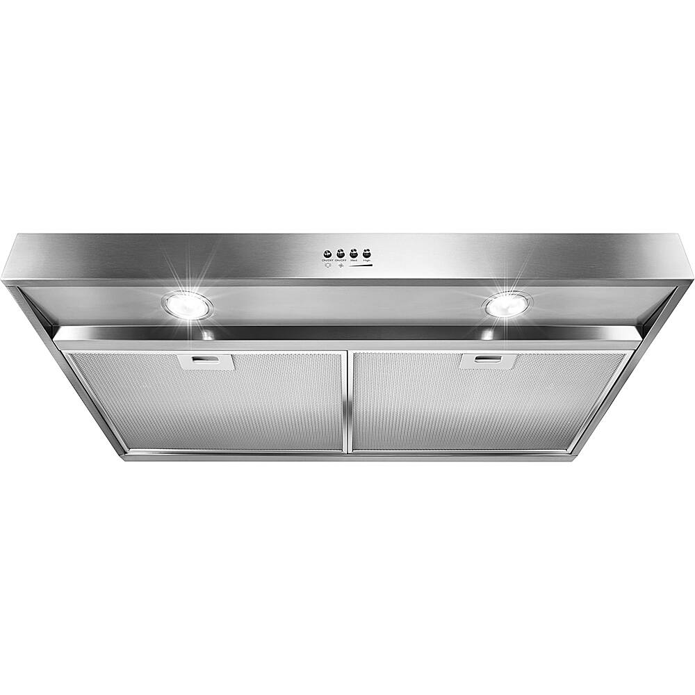 Alt View 13. Whirlpool - 36" Convertible Range Hood - Stainless steel.