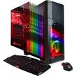 CyberPowerPC - Gamer Xtreme VR Desktop - Intel Core i5 - 8GB Memory - AMD Radeon RX 580 - 1TB Hard Drive - Black/red - Larger Front