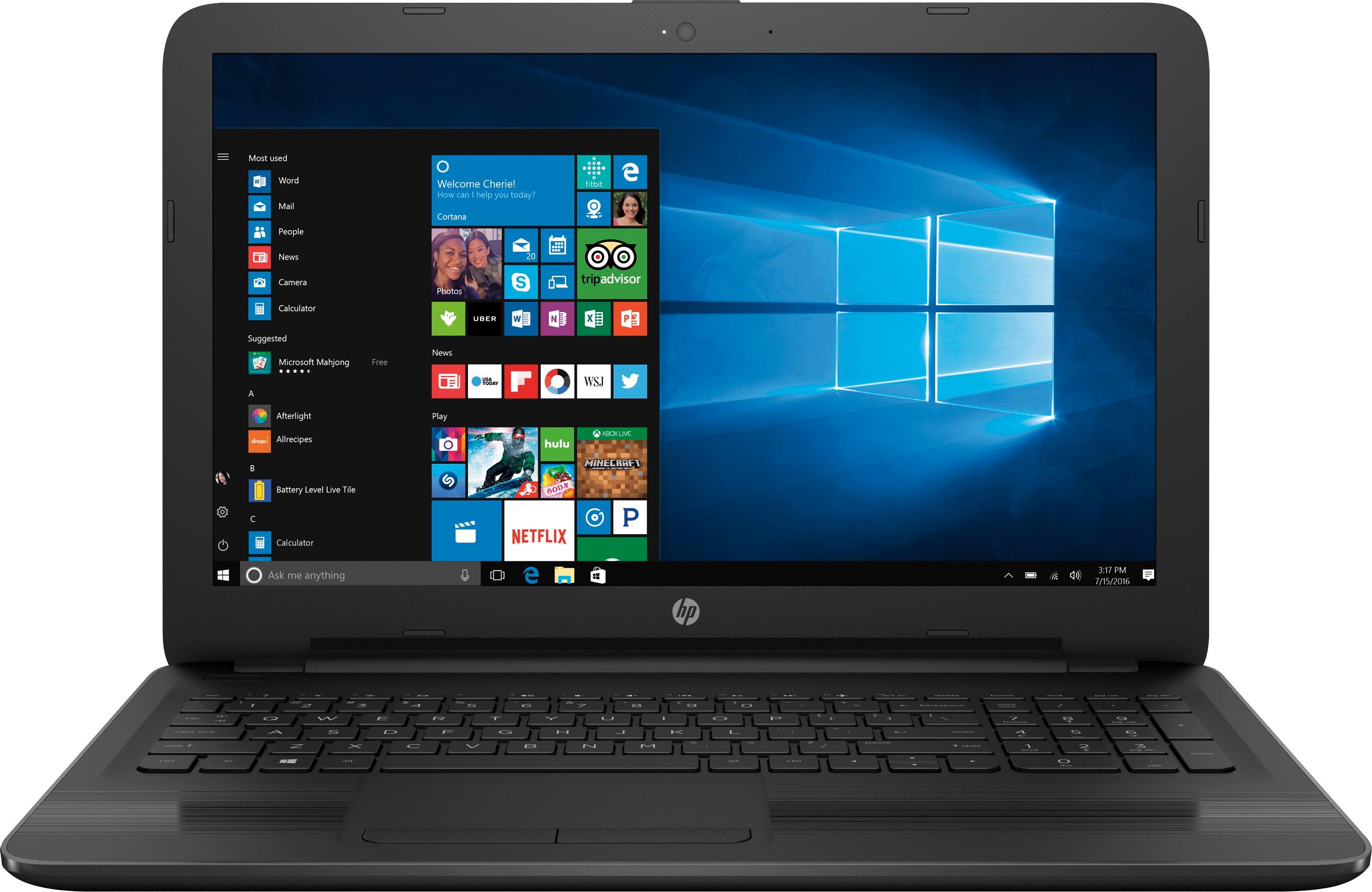 hp 15.5 touch screen laptop