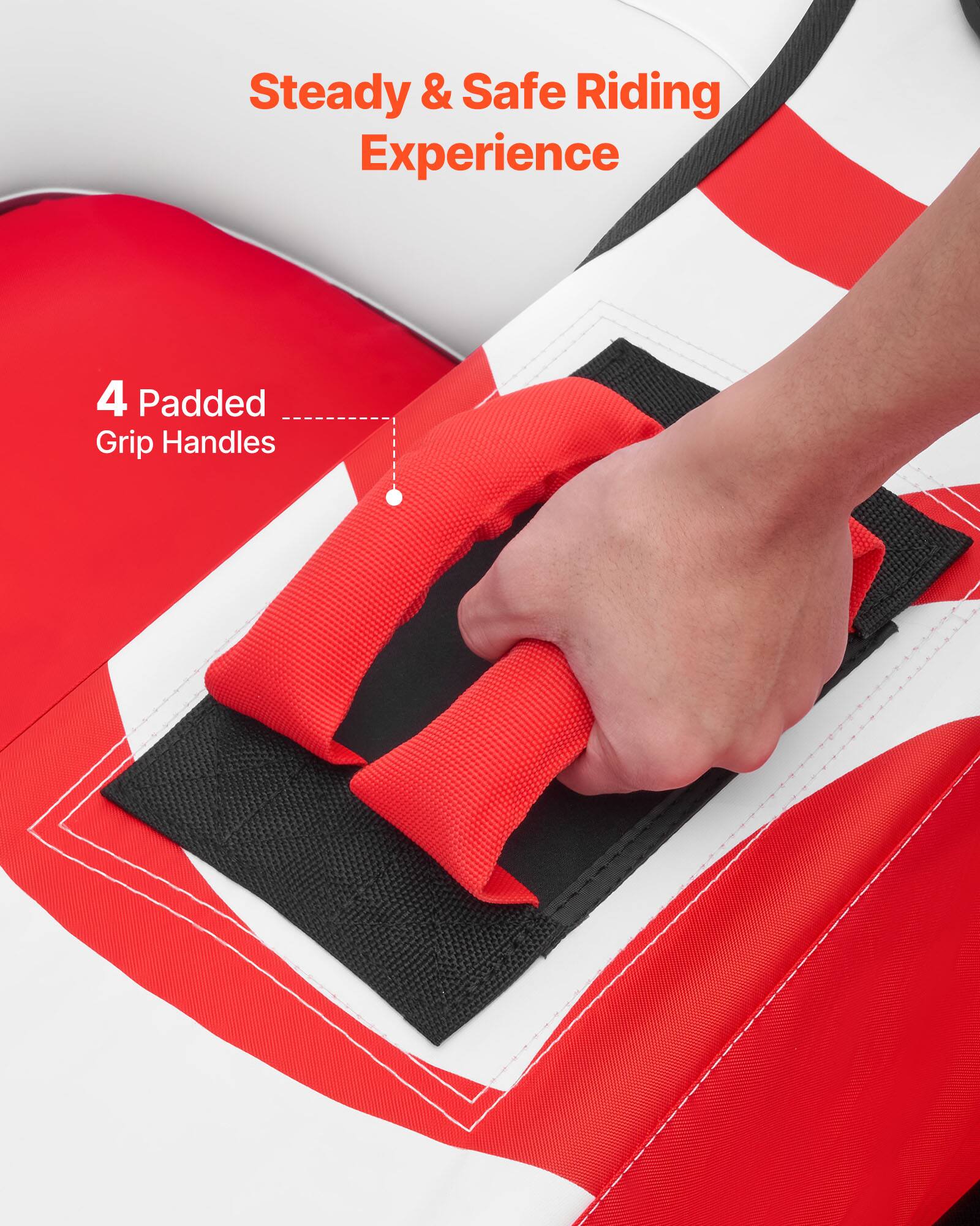 Steady & Safe Riding Experience

4 Padded Grip Handles