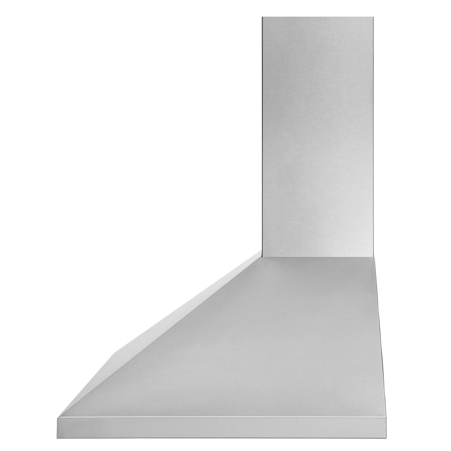 Left. Rangaire - Rangaire 36" Wall-Mounted Range Hood 580 CFM Convertible Stainless Steel RHWMP36S - Stainless Steel.