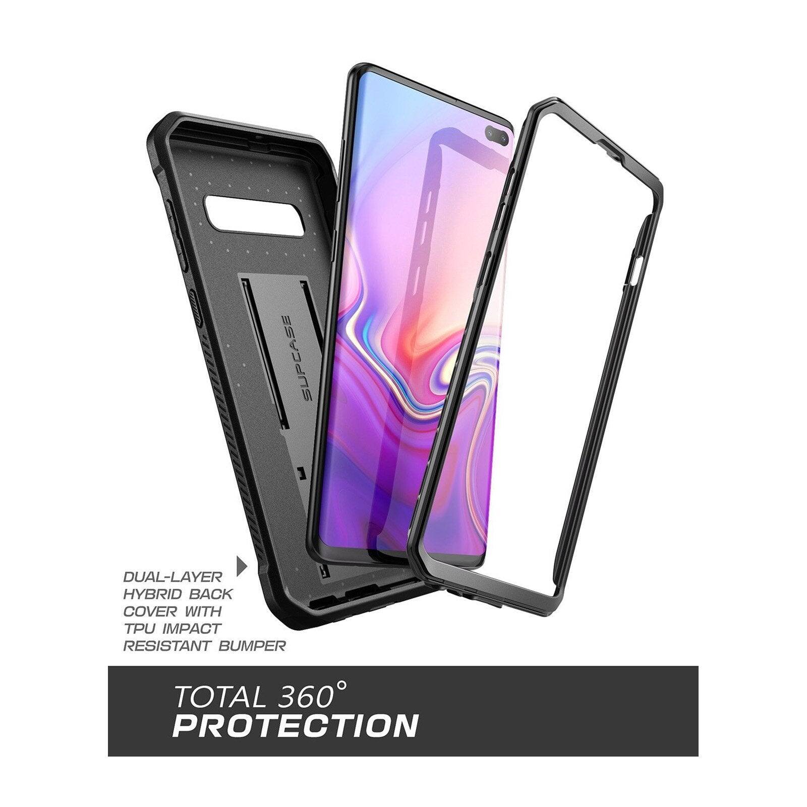 SUPCASE DUAL-LAYER HYBRID BACK COVER WITH TPU IMPACT RESISTANT BUMPER  
TOTAL 360° PROTECTION