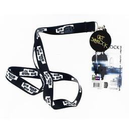 Seven20 - Sherlock Holmes Moriarty Did You Miss Me with 2D Get Sherlocked Lanyard Charm - Black