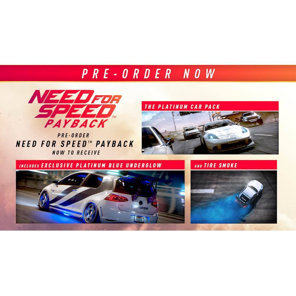 Need for Speed Payback, Electronic Arts, PlayStation 4, [Physical],  014633735222 