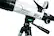 Alt View 11. Celestron - Eclipsmart Travel Solar Scope 50 Refractor Telescope - White/black.