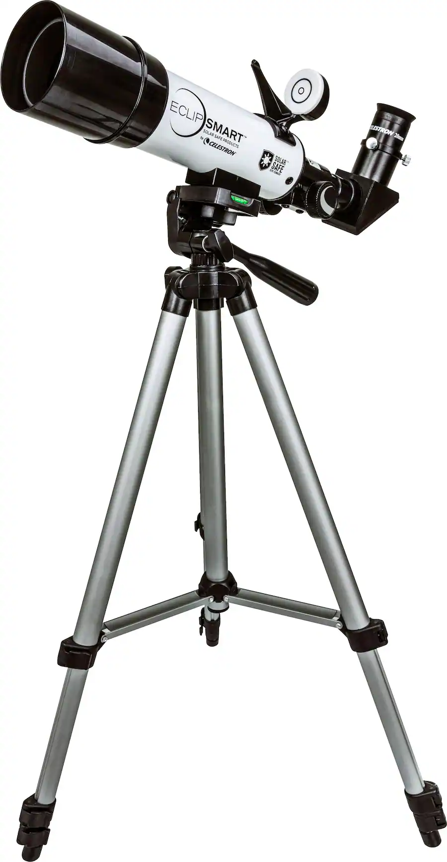 Celestron Eclipsmart Travel Solar Scope 50 Refractor Telescope White ...