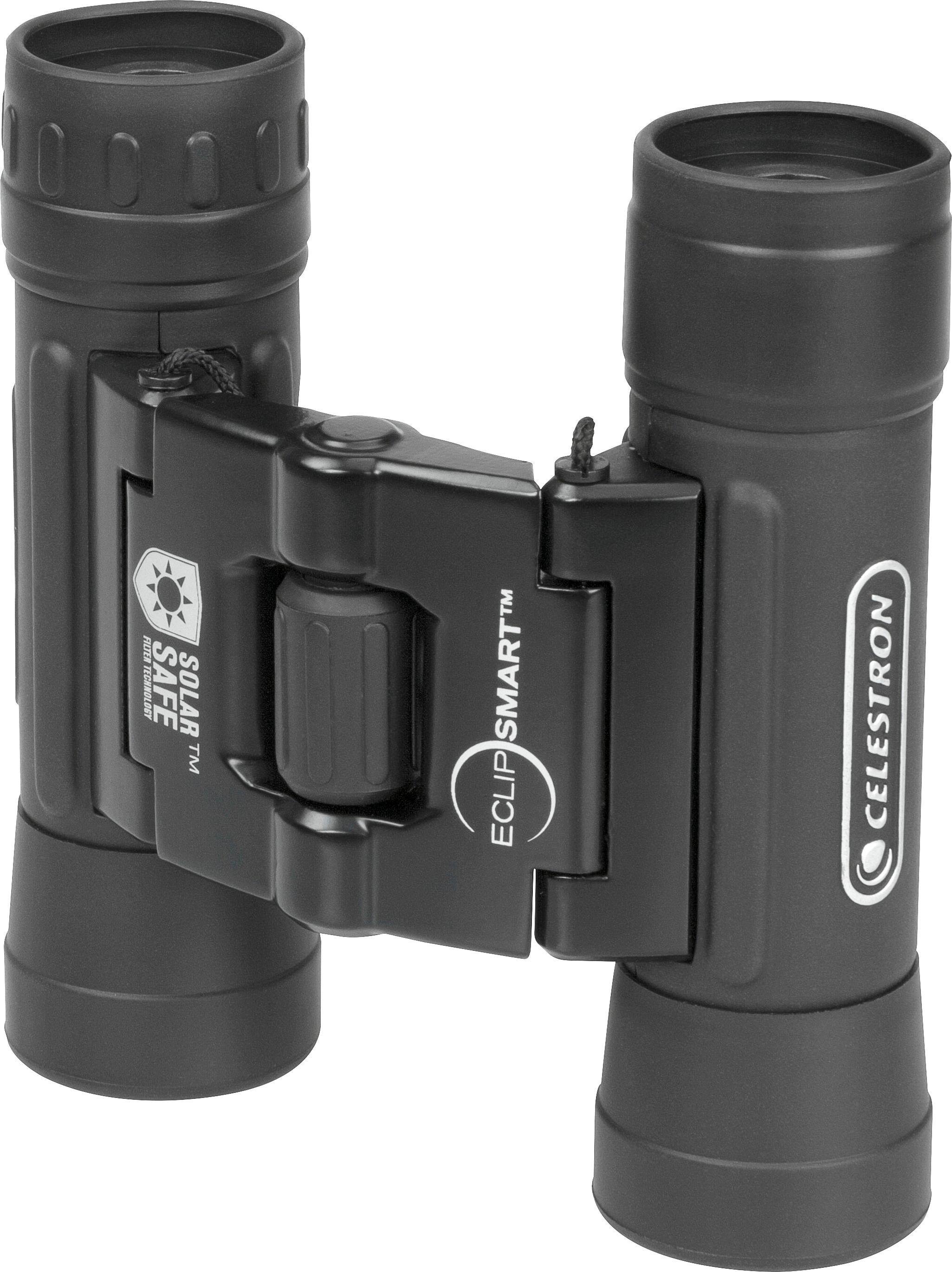Left. Celestron - EclipSmart 10x25 Roof Solar Binoculars - Black.
