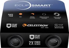 Celestron - EclipSmart 2x Power Viewers Solar Eclipse Observing Kit - Black/Blue