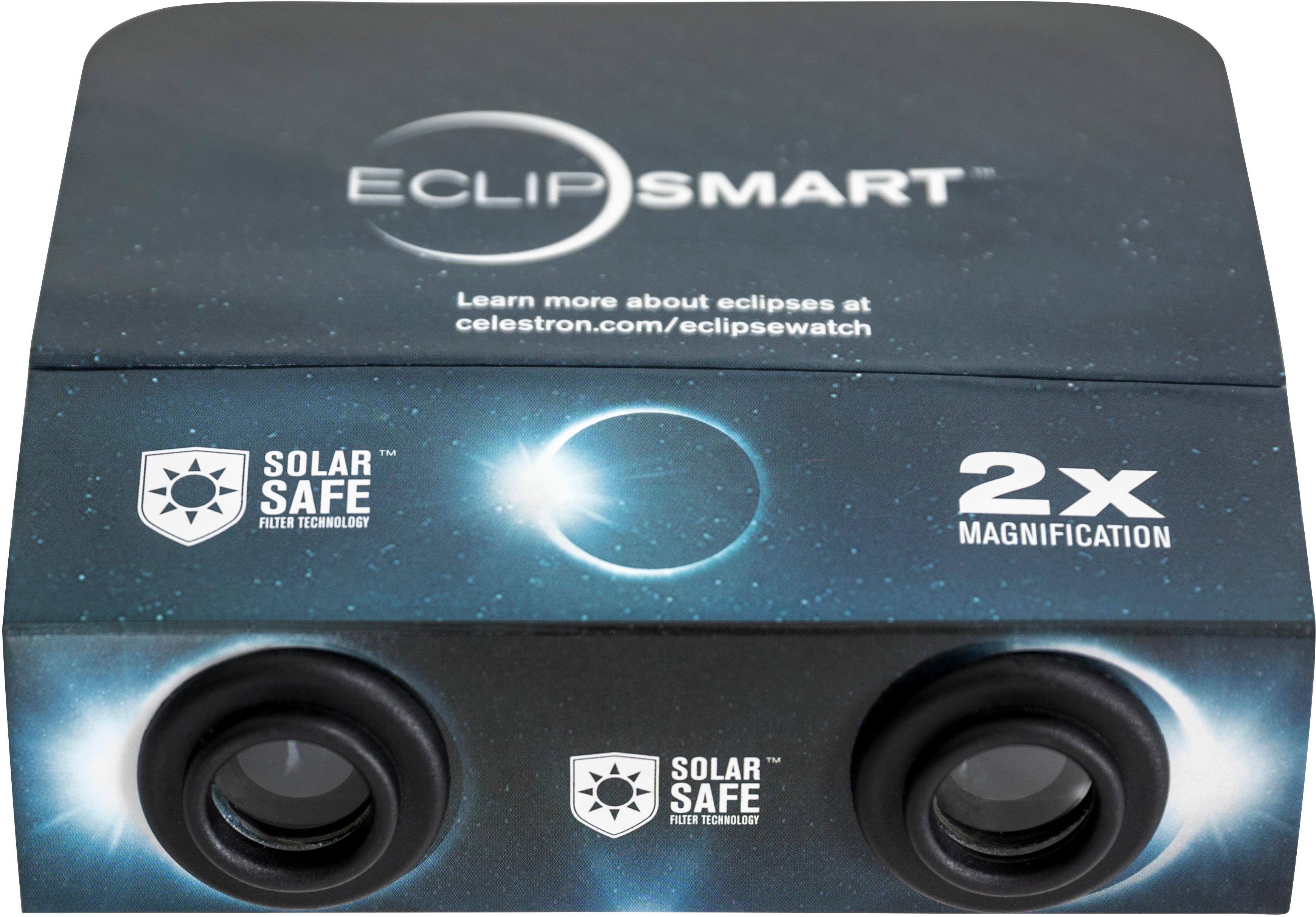 Alt View 40. Celestron - EclipSmart 2x Power Viewers Solar Eclipse Observing Kit - Blue/Black.