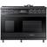 Front. Dacor - Contemporary 6.6 Cu. Ft. Freestanding Double Oven Dual Fuel Four Part Convection Range with RealSteam, NG - stainless steel.