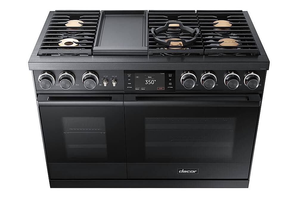 Best Buy Dacor Contemporary 6.6 Cu. Ft. Freestanding Double Oven Dual