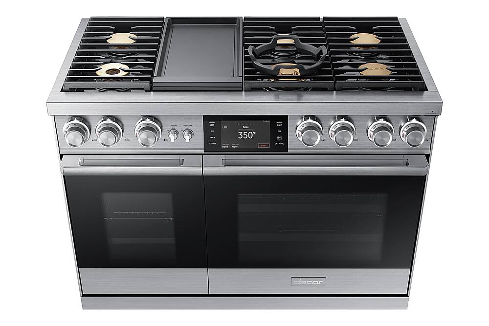 Best Buy Dacor Contemporary 6.6 Cu. Ft. Freestanding Double Oven Dual