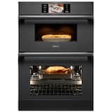Dacor - Contemporary 28.7" Double Electric Convection Wall Oven with Built-In Microwave - Graphite Stainless Steel