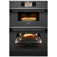 Dacor - Modernist 28.7" Double Electric Convection Wall Oven with Built-In Microwave - Graphite Stainless Steel - Front_Zoom