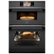 Front Zoom. Dacor - Modernist 28.7" Double Electric Convection Wall Oven with Built-In Microwave - Graphite Stainless Steel.
