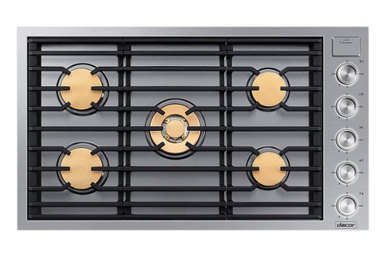 Amzgachfktch Gas Cooktop 36 Inch, 5 Burner Gas Stove Top, Built in  Stainless Steel 36 Inch Gas Hob with Thermocouple Protection, LPG/NG  Convertible
