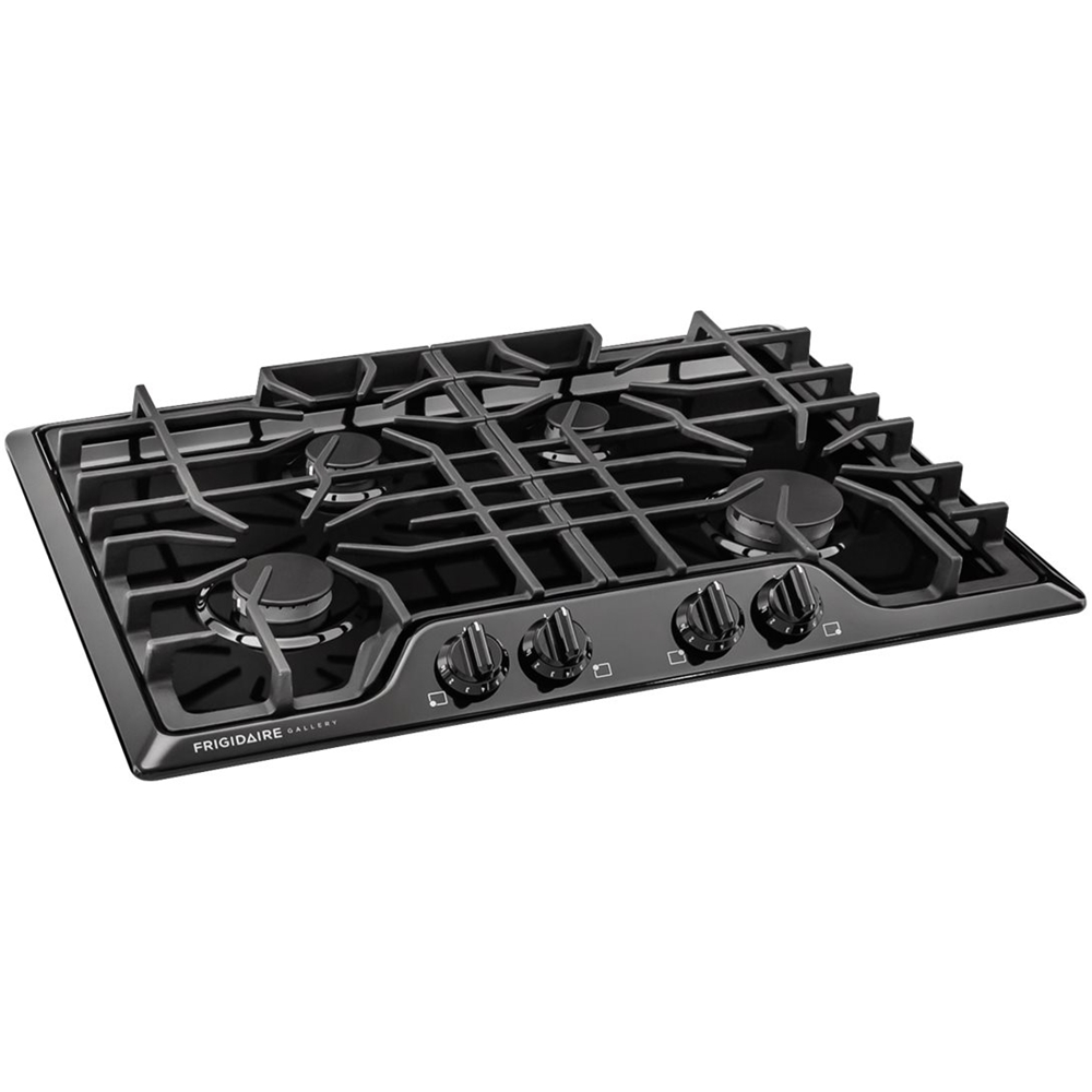 Left View: Bertazzoni - Masterl Series 30" Gas Cooktop - Stainless steel