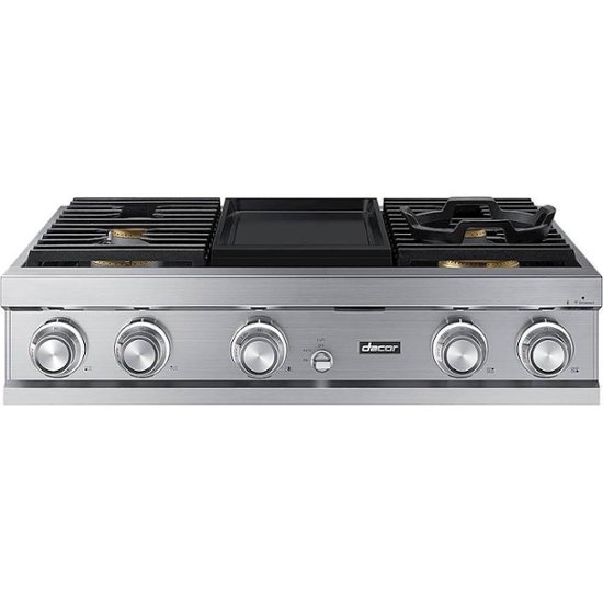 LG LG 36 inch GAS Cooktop with SuperBoil - Silver