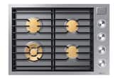 Dacor - 30 in. Wide 4 Burner Contemporary Built-In Gas Cooktop with SimmerSear, Liquid Propane Convertible - Silver Stainless Steel